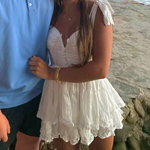 White Tie-strap dress!!